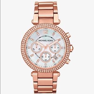 MICHAEL KORS Parker Rose Gold-Tone Watch